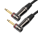 Gator GCWH-INS-6INRA Headliner Series 1/4in Right Angle Patch Cable - 6in