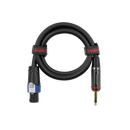 Câble haut-parleur Gator GCWH-SPK-03-1TL Headliner Series, connecteur jack 6,35 mm (1/4") vers verrouillage par rotation - 91,4 cm (3 pi)