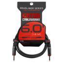 Gator GCWH-SPK-06 Headliner Series 1/4" TS Speaker Cable - 6ft