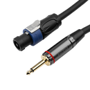 Câble haut-parleur Gator GCWH-SPK-10-1TL Headliner Series, connecteur jack 6,35 mm (1/4") vers verrouillage par rotation - 3 m (10 pi)