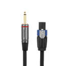 Câble haut-parleur Gator GCWH-SPK-25-1TL Headliner Series, connecteur jack 6,35 mm (1/4") vers verrouillage par rotation - 7,62 m (25 pi)