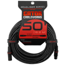 Câble microphone XLR Gator GCWH-XLR-50 série Headliner - 15 m