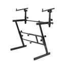 Gator Frameworks GFW-KEY-Z2000 Adjustable Z-Style Keyboard Stand With 2nd Tier