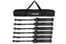 Gator GFW-MIC-6PACKBG Lot de 6 pieds de micro avec sac de transport