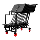 Gator GFW-MUSSTD-CART12 Carrier Cart For 12 Sheet Music Stands