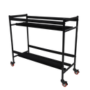 Rack de caisse claire à deux niveaux Gator GFW-SDRACK-T2 avec roulettes verrouillables