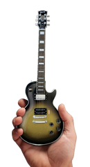 Axe Heaven GG-129 Adam Jones Gibson Les Paul 1:4 Scale Mini Guitar Model (Custom Silverburst)