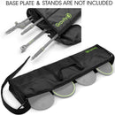 Gravity GR-GBGMSPB4B Transport Bag for 4 Microphone Stands with Plate Base