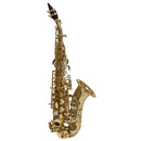 Grassi GR SSPC800MKII Saxophone soprano courbé en série Bb School (laiton laqué)
