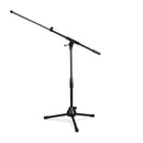 Pied de microphone court Gravity TMS 4232 B Touring Series avec base pliable sur trépied