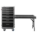 Gator GTOUR-WORKST7 GTOUR Utility Drawer Case With Fold-Out Table