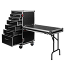 Gator GTOUR-WORKST7 GTOUR Utility Drawer Case With Fold-Out Table