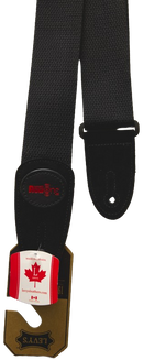 Levy's MSSC8-REDONE Guitar Strap Classics Series With Music RedOne Logo - 2" (Black)