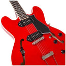 Heritage Guitars H530-TRC-V2 Hollow Electric Guitar (Trans Cherry)