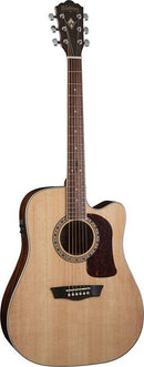 Guitare électro-acoustique Washburn HD10SCE-O Heritage Series (Naturel)