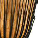Meinl HDJ4-L Rope Tuned Headliner Series Wood Djembe - 12"