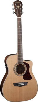 Guitare électro-acoustique Washburn HF11SCE-O Heritage Series (Naturel)