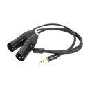 Hollyland XLR02 3.5mm TRS to Dual XLR  Audio Cable
