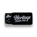 Heritage Guitars HER-PICKS-12-HVY Heavy Celluloid Vintage Guitar Pick (Black) - 12-Pack