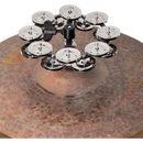 Meinl HTHH2BK Hi Hat Jingles 2 rangées (noir)