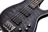 Schecter HELLRAISER EXTREME-4 Electric Bass Guitar (See-Thru Black Satin)