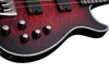 Schecter HELLRAISER EXTREME-5 5-String Electric Bass Guitar (Crimson Red Burst Satin)