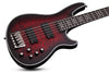Schecter HELLRAISER EXTREME-5 5-String Electric Bass Guitar (Crimson Red Burst Satin)