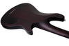 Basse électrique 5 cordes pour gaucher Schecter HELLRAISER EXTREME-5 (Crimson Red Burst Satin)