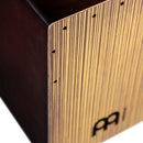 Meinl JBBCSS Jumbo Backbeat Bass Cajon Box Drum with Ported Sound Hole et SNARES (Savanah Stripe)