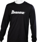 Ibanez ibzt04m ibanez logo chemise à manches longues - moyen (noir)