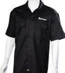 Ibanez ibzw01m ibanez brodé logo chemise à manches courtes - moyen (noir)