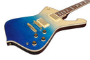 Guitare électrique Ibanez IC420FMTBG Iceman (Bleu transparent dégradé)