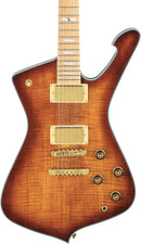Guitare électrique Ibanez IC420MFMCML Iceman (Caramel Burst Low Gloss)