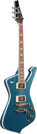 Ibanez IC420ABM Iceman Guitare électrique (Bleu antique métallisé)