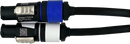 Digiflex PPP-1403-50 14/3 Powercon Grey-M to Powercon Blue-M Extension - 50'