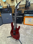 Guitare électrique Jackson Guitars JS SERIES DINKY JS12 (Metallic Red) (D'OCCASION)