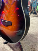 Ovation CEB44-1N Celebrity Elite Exotic® Basse électro-acoustique à 4 cordes (Cognac Burst/Naturel) (DEMO)