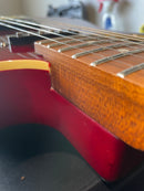 Michael Kelly MK60HTRMRC HYBRID 60 PORT GUITARE ÉLECTRIQUE ÉLECTRIQUE (rouge transparent) (démo)