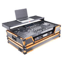ProX XS-XDJXZ-WLT-GLD ATA Flight Case For Pioneer XDJ-XZ DJ Controller w/Laptop Shelf 1U Rack Space and Wheels (Gold Black)
