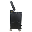 ProX XZF-AVPRO 12U4U BLK Boîtier de station de travail pour studio d'enregistrement en streaming avec haut 4U et bas 12U (noir)