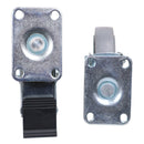 ProX X-CASTER-4-GR-95x65 Plaque de roulettes de remplacement de 4 pouces de qualité industrielle - Ensemble de 4