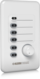 Klark Teknik CP8000 Remote Control for Volume and Source Selection (White)