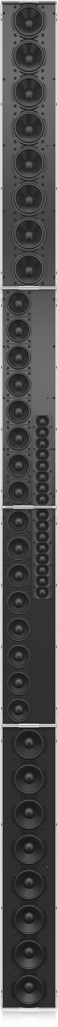 Tannoy QFLEX 48-WP Digitally Steerable Powered Column Array Loudspeaker With 48 Independently Controlled Drivers