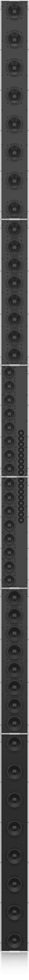 Tannoy QFLEX 64-WP Digitally Steerable Powered Column Array Loudspeaker With 64 Independently Controlled Drivers