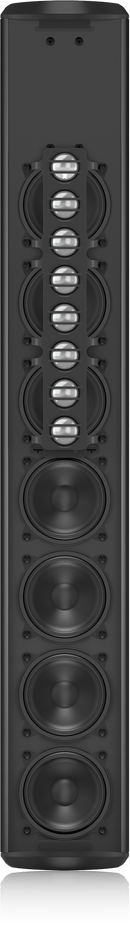 Enceintes colonnes passives Tannoy VLS 15 avec 15 haut-parleurs, certifiées EN 54 (noires)