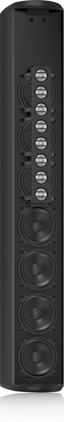 Enceintes colonnes passives Tannoy VLS 15 avec 15 haut-parleurs, certifiées EN 54 (noires)