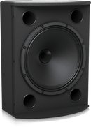 Tannoy VXP 15HP 1,600 Watt PowerDual Powered Sound Reinforcement Loudspeaker With Integrated Lab Gruppen IDEEA Class-D Amplification (Black) - 15in