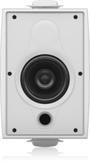 Tannoy DVS 4T Coaxial Surface-Mount Loudspeaker with Transformer for Installation Applications (Pair, White) - 4"