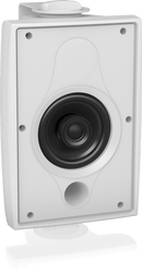 Tannoy DVS 4T Coaxial Surface-Mount Loudspeaker with Transformer for Installation Applications (Pair, White) - 4"