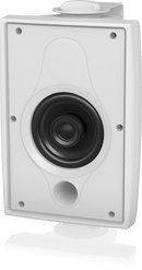 Tannoy DVS 4T Coaxial Surface-Mount Loudspeaker with Transformer for Installation Applications (Pair, White) - 4"